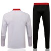 Manchester United Dziecięca Komplet Bluzy Treningowe Biały 22-23 Ćwiartka-Suwak